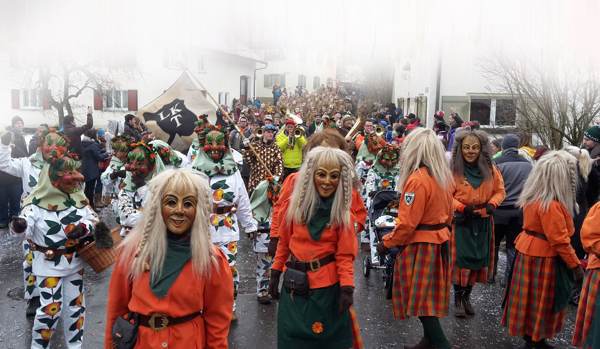 Narrenzunft Bitzenhofen-Oberteuringen beim Umzug